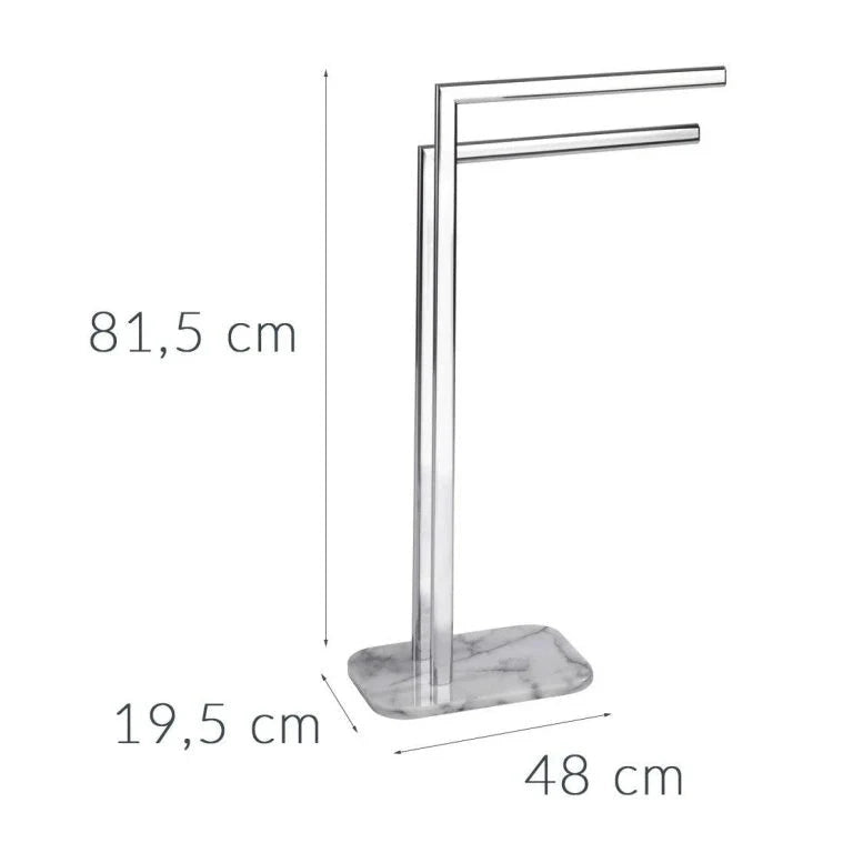 Marble towel and clothes rack Onyx Wenko.de