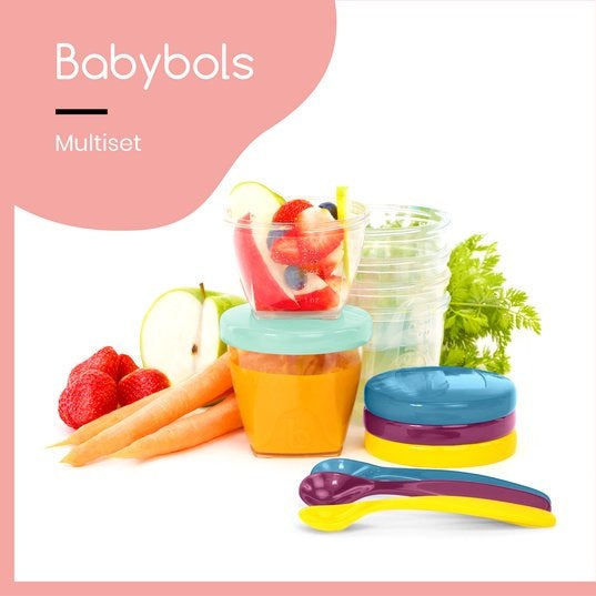 BabyMoov- Baby Bols Multi Set - 3x120ml+3x180ml+6x250ml+ 3 Spoons