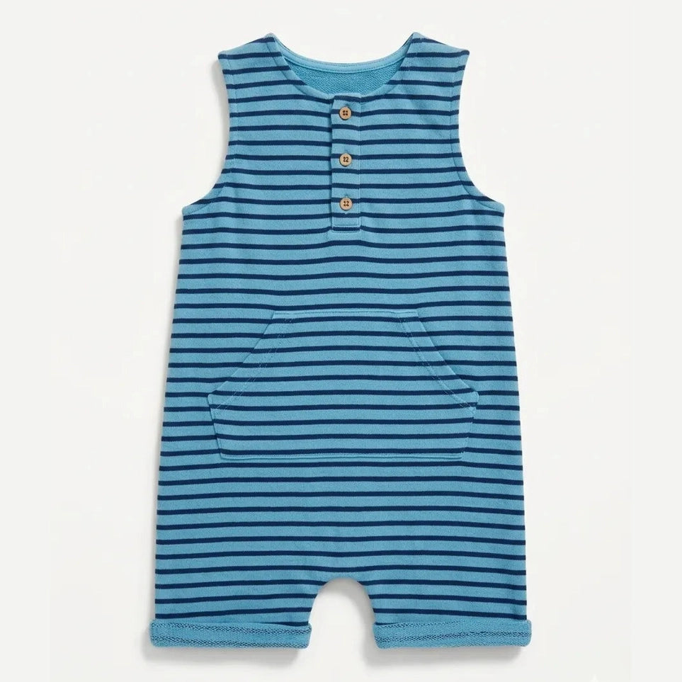 Zara Baby Boy's Blue Romper | Zara In Lebanon