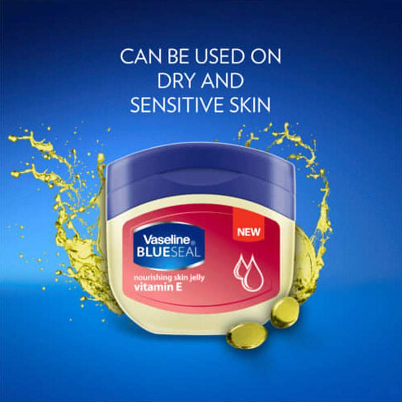 Vaseline BlueSeal nourishing skin jelly with vitamin E - Medaid International