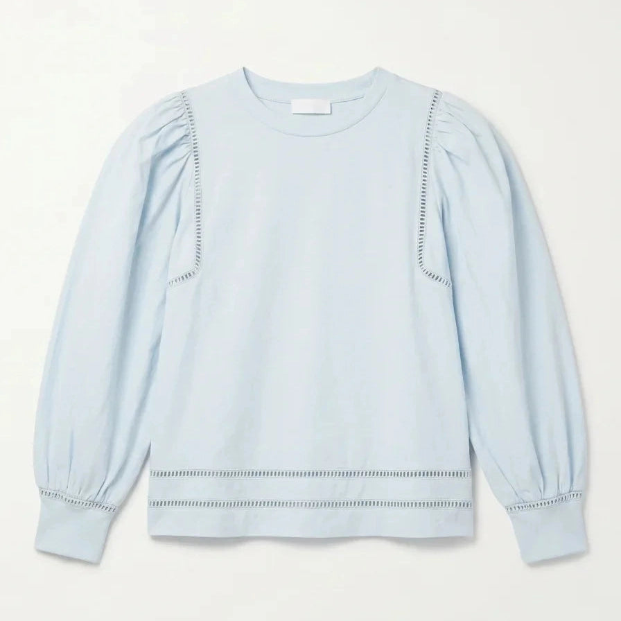 Zara Girl's Light Blue Plain Blouse | Zara In Lebanon