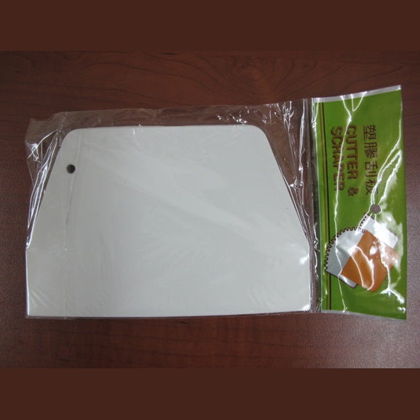 Big Plastic Dough Cutter and Icing Scraper X2