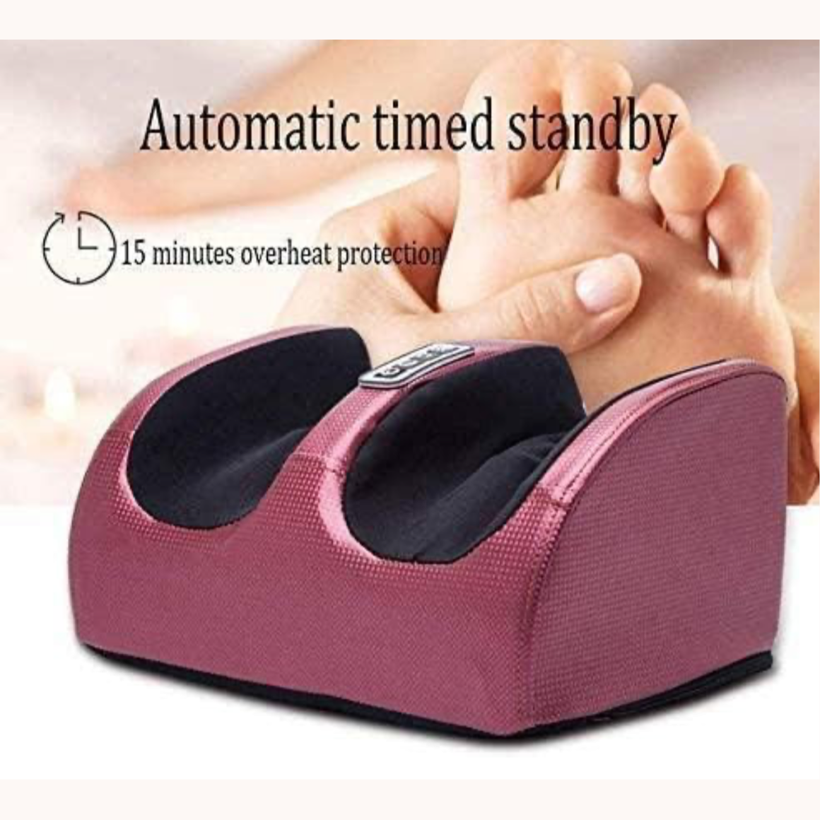 YTCYKJ Foot Massager with Heat, Foot Massage Machine Shiatsu,Foot Massage Foot Sole,Electric Foot Massager with Heat,Deep Kneading Shiatsu Foot Massager Machine (White) - Medaid