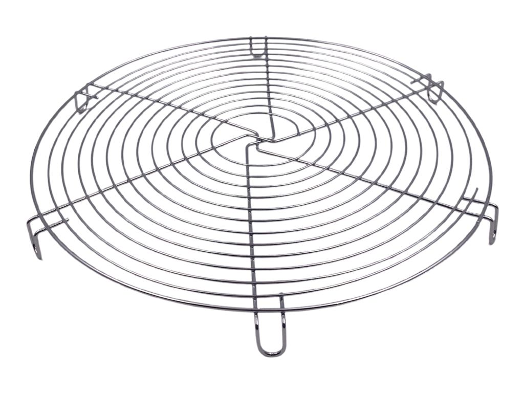 Round chrome Plasted Grill 30 cm
