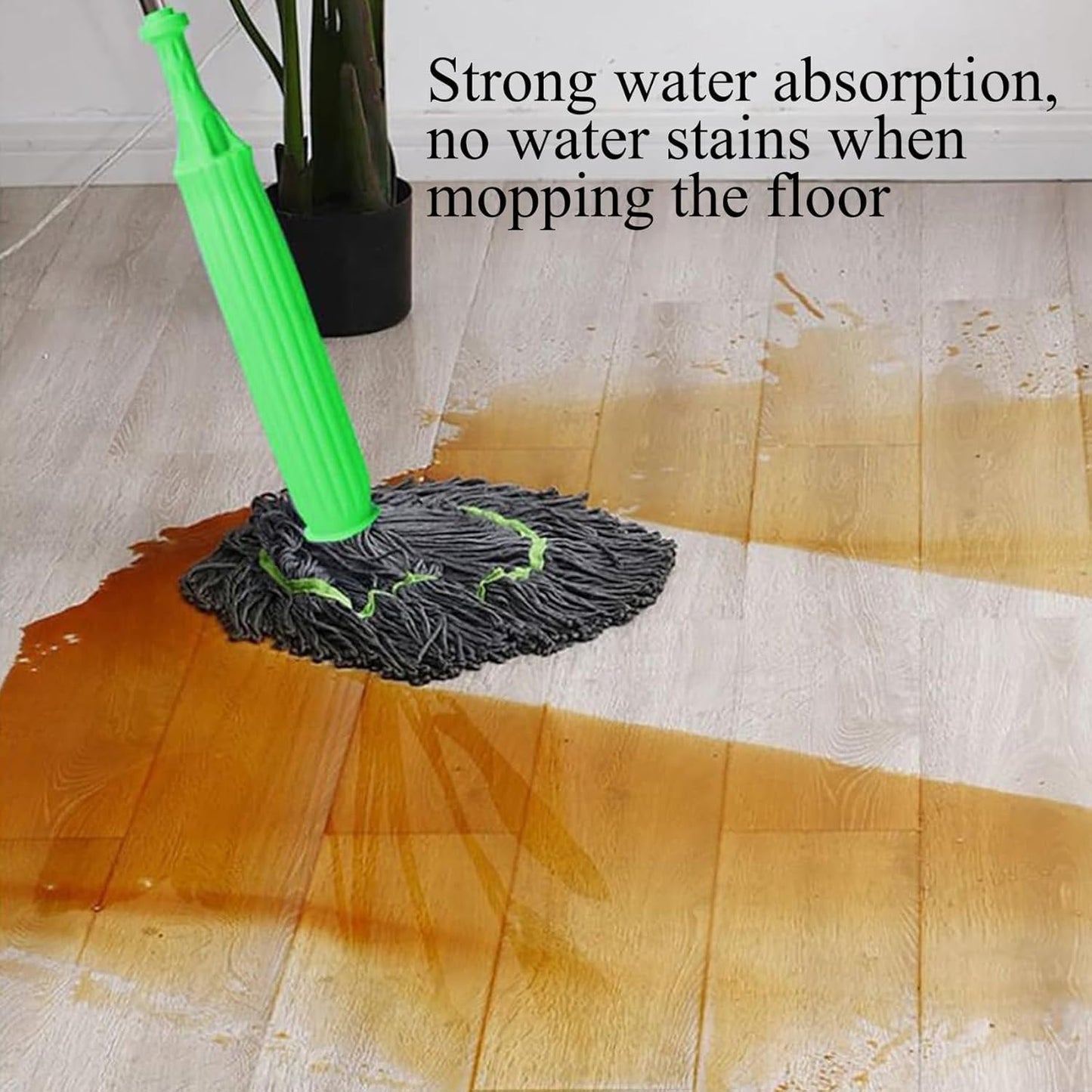 2 in-1 Self-Twisting Water Rotating Mop ممسحة دوارة بالماء 2 في 1