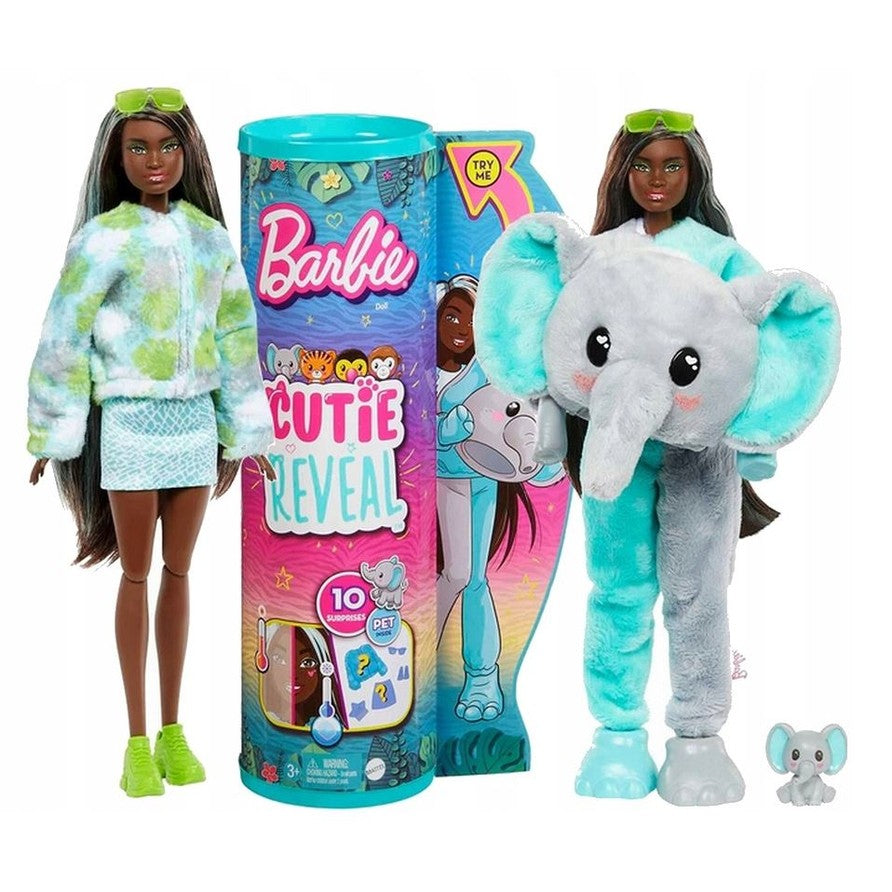 Cutie Reveal Barbie Jungle Friends Series - Elephant