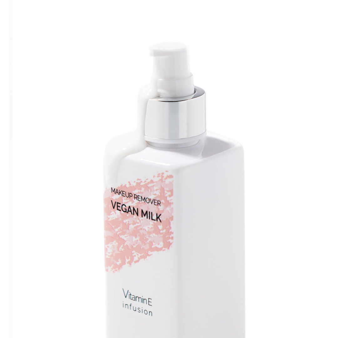 LYS Naturals Waterproof Makeup Remover Vegan Cleansing Oat Milk Infused With Vitamin E 250ml
