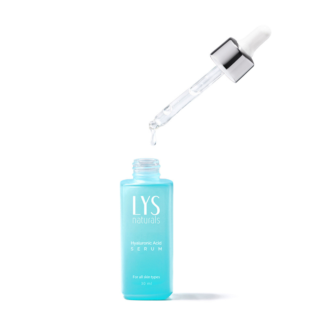 LYS Naturals Hyaluronic Acid Serum With Collagen And Fucogel, Acne Scars Treatment 30ml