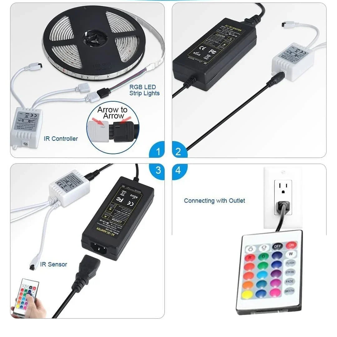 RGB Led Light Strip - 5 Meters
