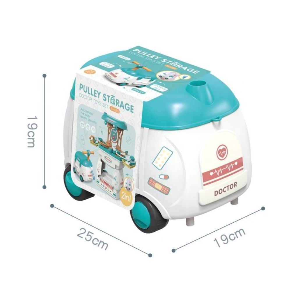 Kids Pretend Play 2 in 1 Medicine Box