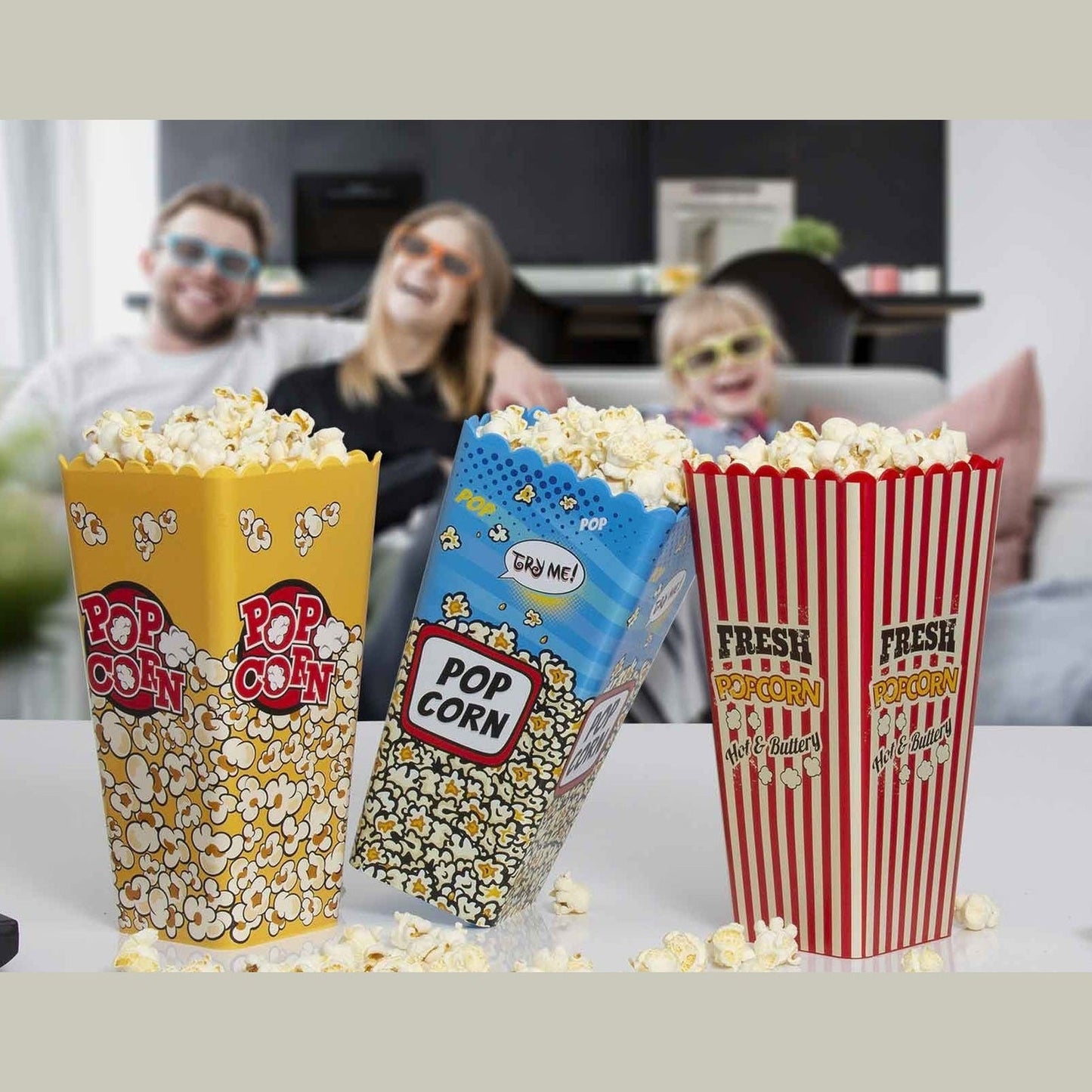 Squared Popcorn Bucket