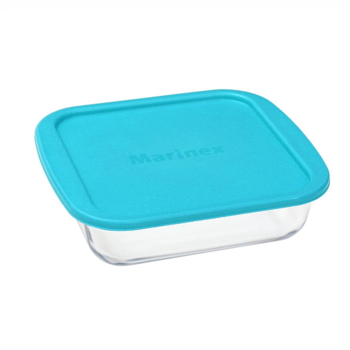 Marinex square baking dish with plastic lid, 1.1L(assorted colors)