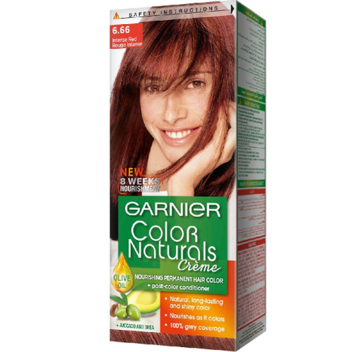 Garnier color naturals # 6.66 intense red