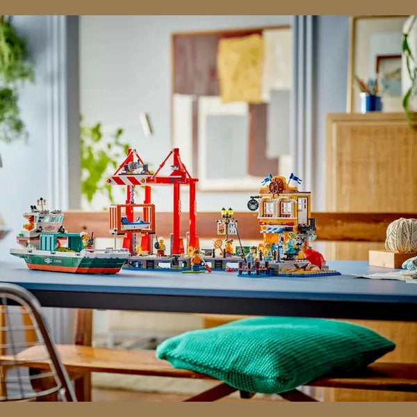 Lego City Seaside Harbor with Cargo Ship