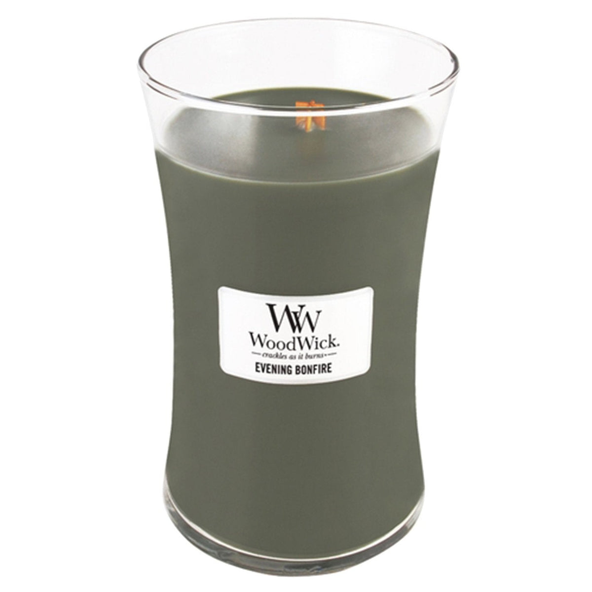 Woodwick Candle, Large, Evening Bonfire - Medaid International
