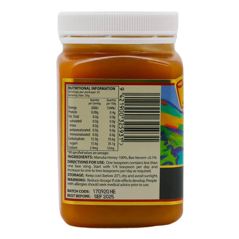 Nectar Ease - Manuka Honey with Bee Venom - by Nelson Honey New Zealand - 500g - Medaid International