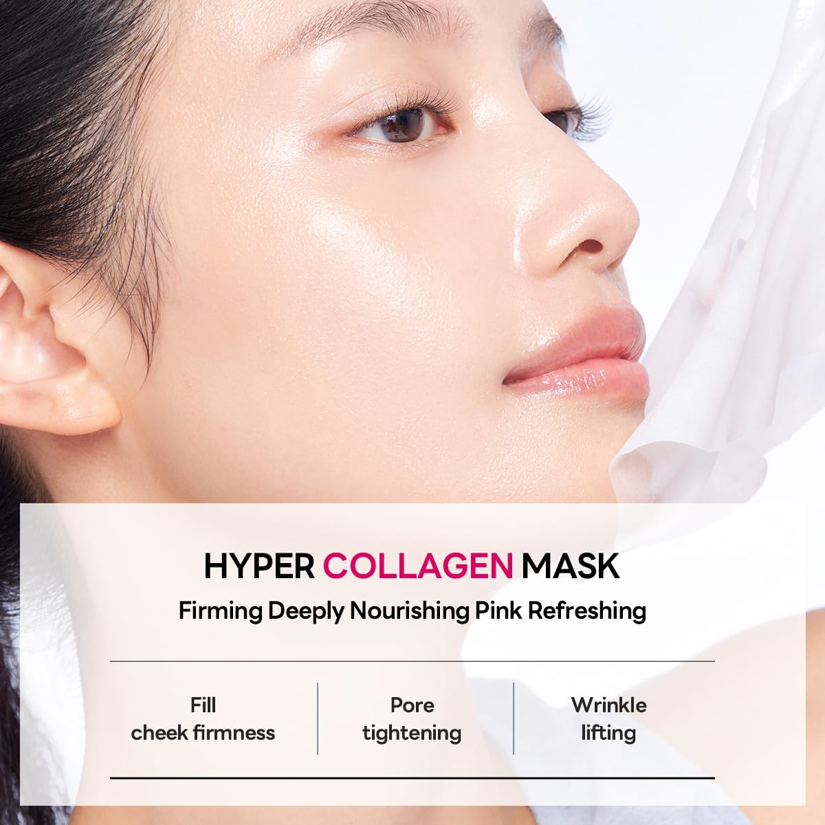 Mediheal Hyper Collagen Real Deep Mask 10pcs | Collagen Gel Mask for Multi-lifting Care | Achieves Bouncy Skin | Boosts Pore Elasticity | 30mins Quick Care - Medaid International