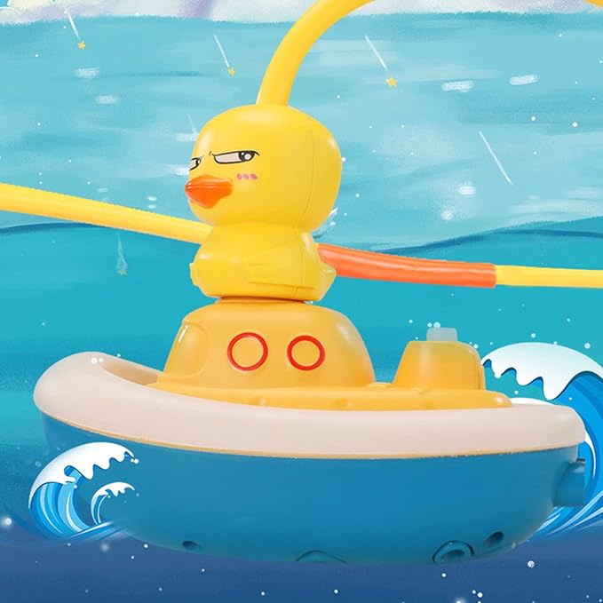 Kids Duck Bath Fountain Toy – Electric Water Spray Fun