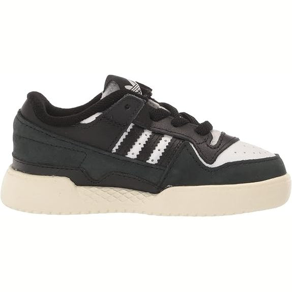 Adidas Baby Black & White Low Elastic Lace Sneaker|Adidas In Lebanon