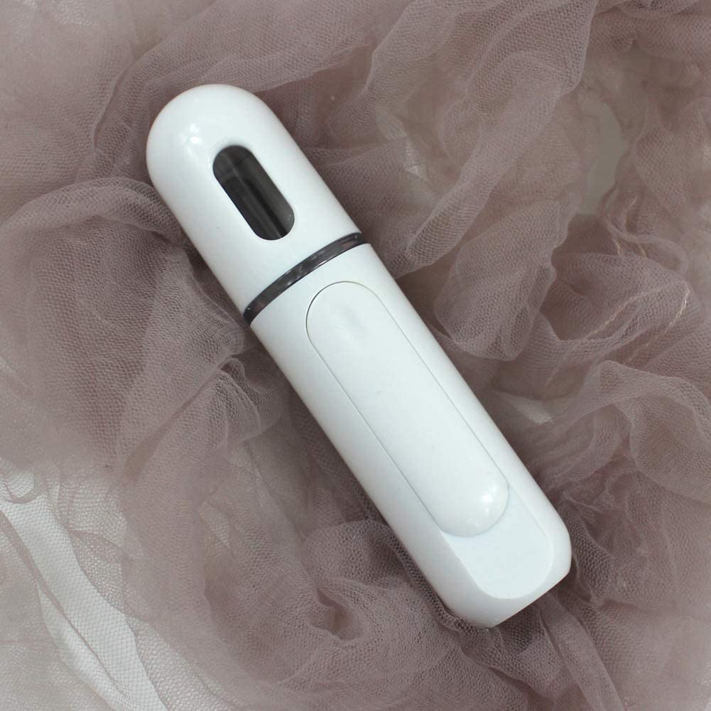 TERRIFI Nano Facial Mister, Portable Mini Cool Mist Facial Steamer Moisturizing Hydrating Face Sprayer for Skin Care, Makeup, Cleaning Pores, Eyelash Extensions, Summer Cool (White)