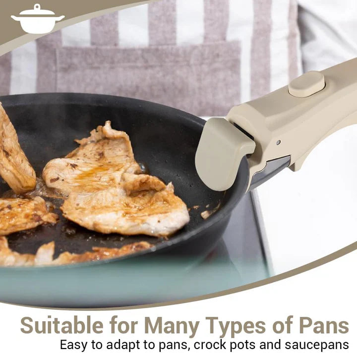 Detachable and Removable Handle for Cookware