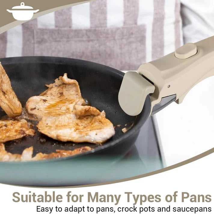 Detachable and Removable Handle for Cookware