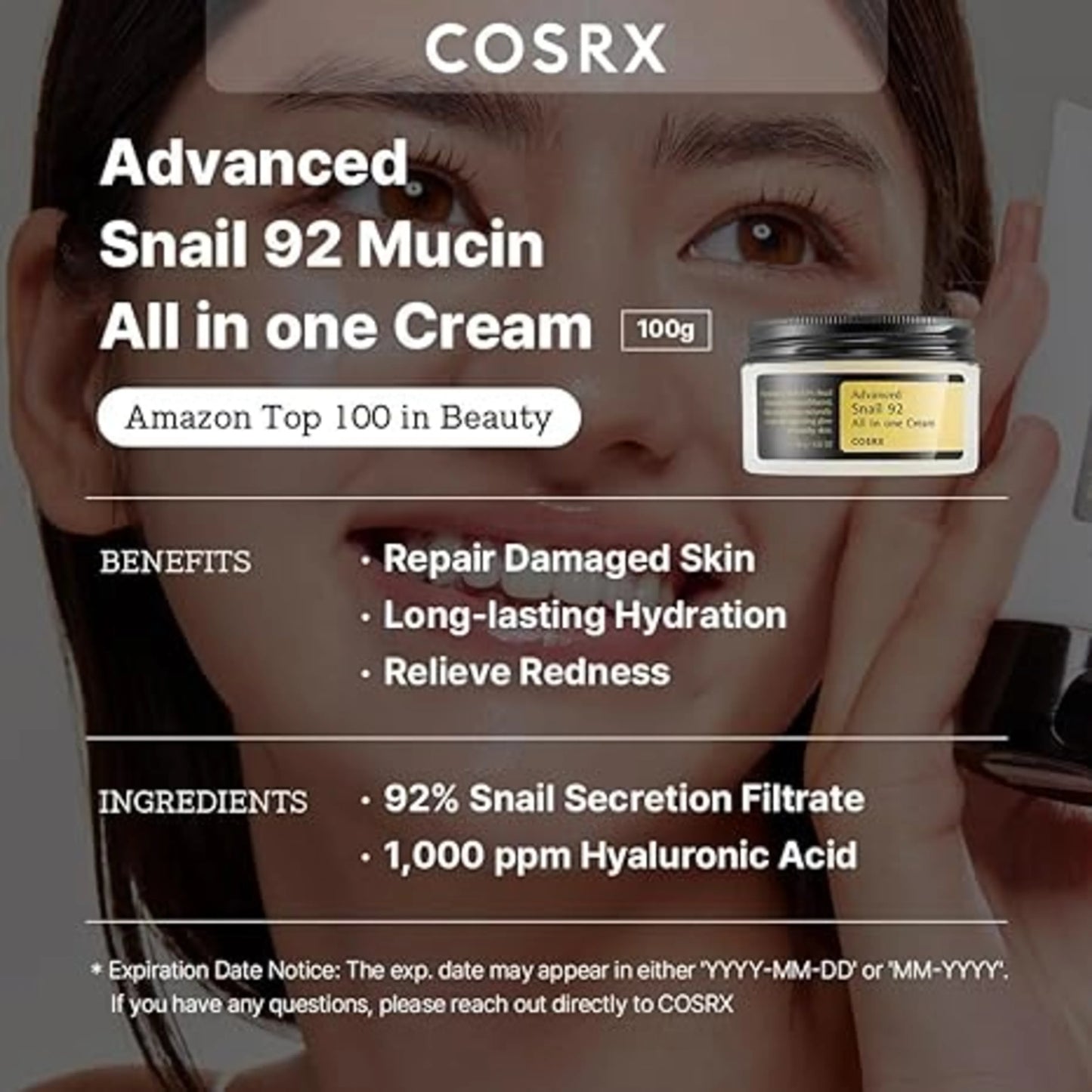 COSRX Advanced Snail 92 All in one Cream 100g