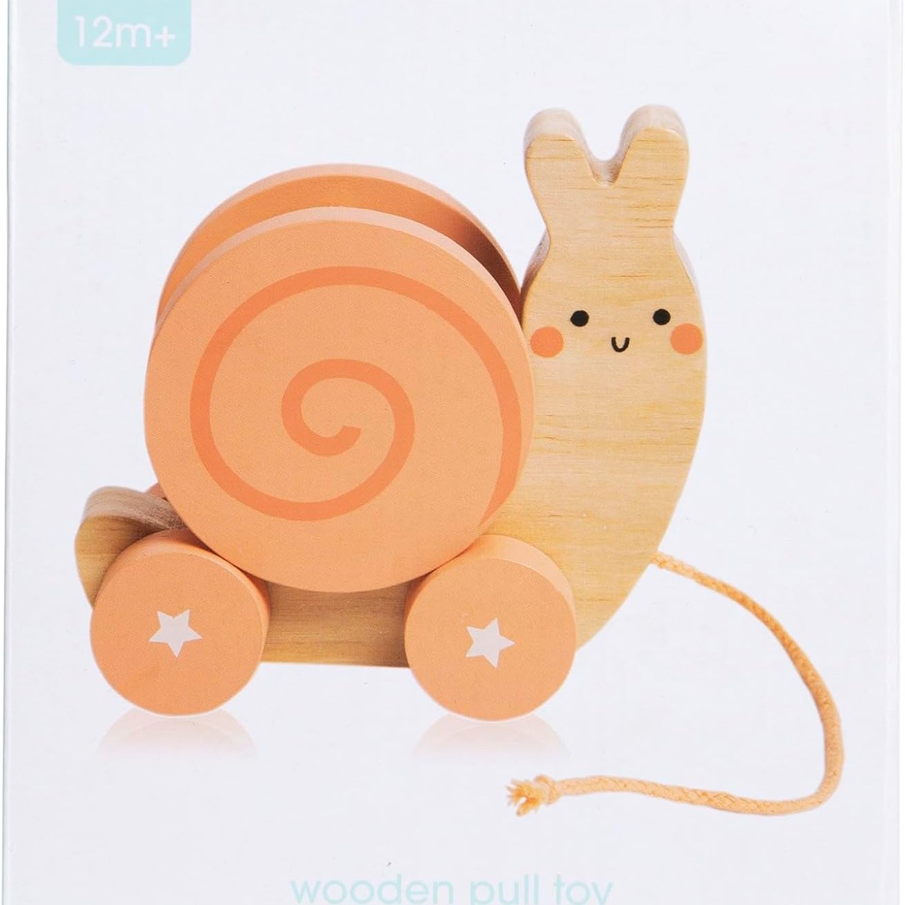 Pearhead - Snail Wooden Pull Toy