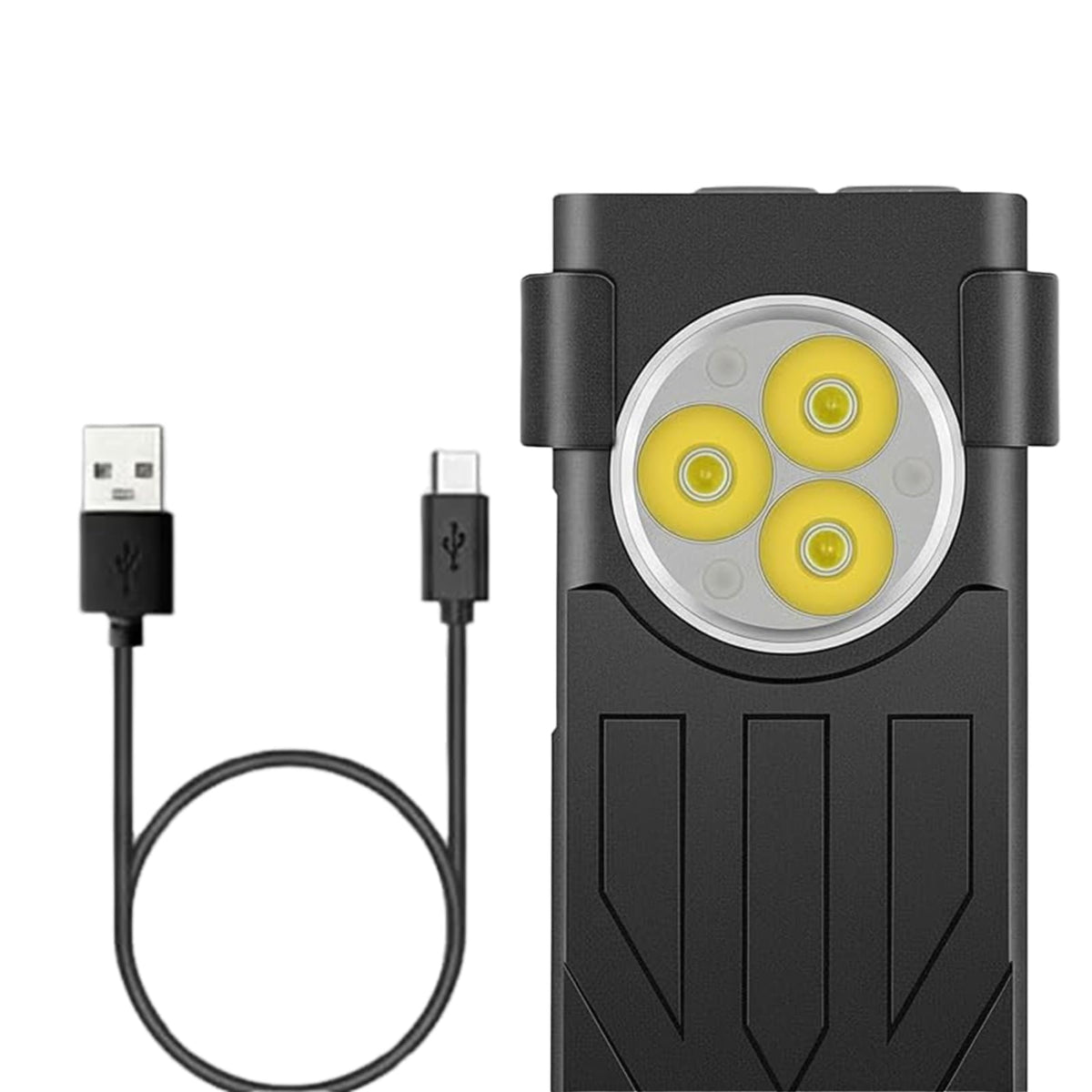 MAKINGTEC Mini LED Flashlights USB Rechargeable Small Keychain Flashlight with 11 Modes of Main & Side Light, Portable Pocket EDC Flash Light for Daily Using, Backpacking, Camping, and Hiking, etc.