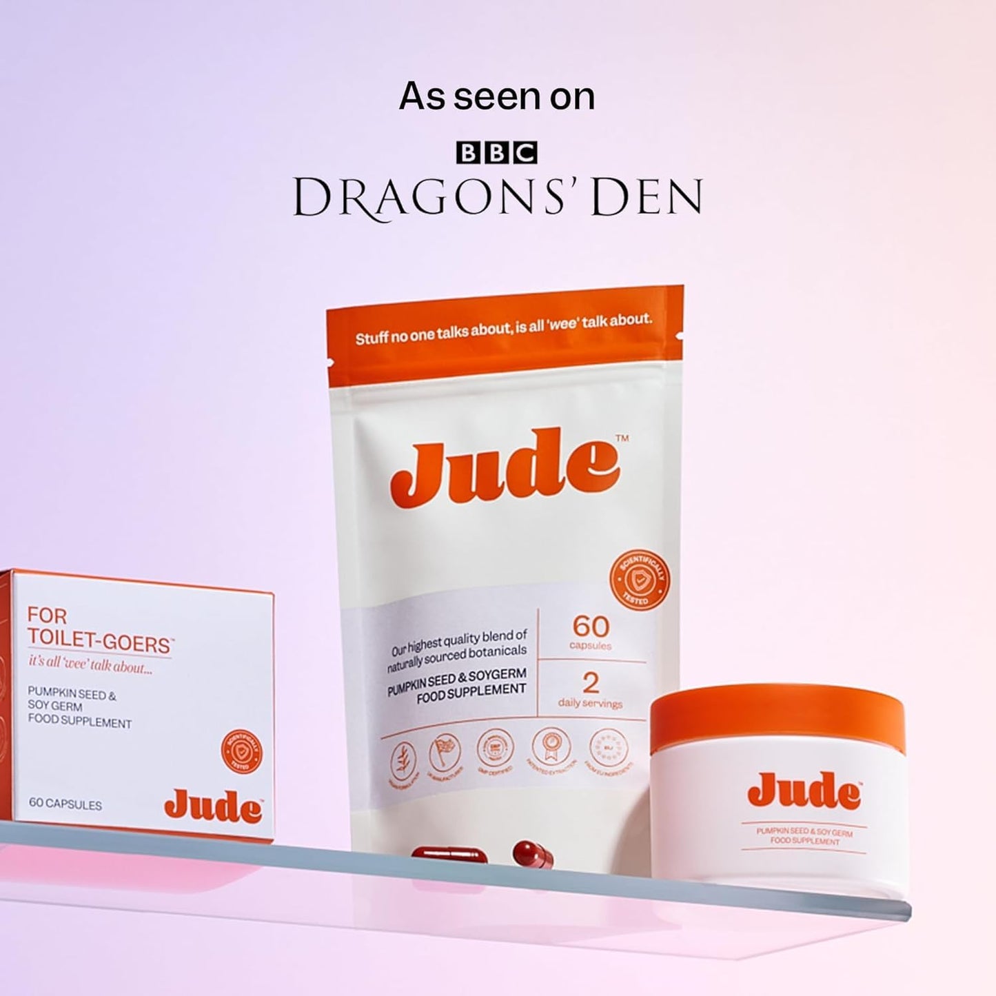 Jude Bladder Control Supplements for Women | Overactive Bladder Support Pills to Reduce Leakage and Incontinence | Go Less for Frequent Urination | 60 Count (1 Month Supply) - Medaid International
