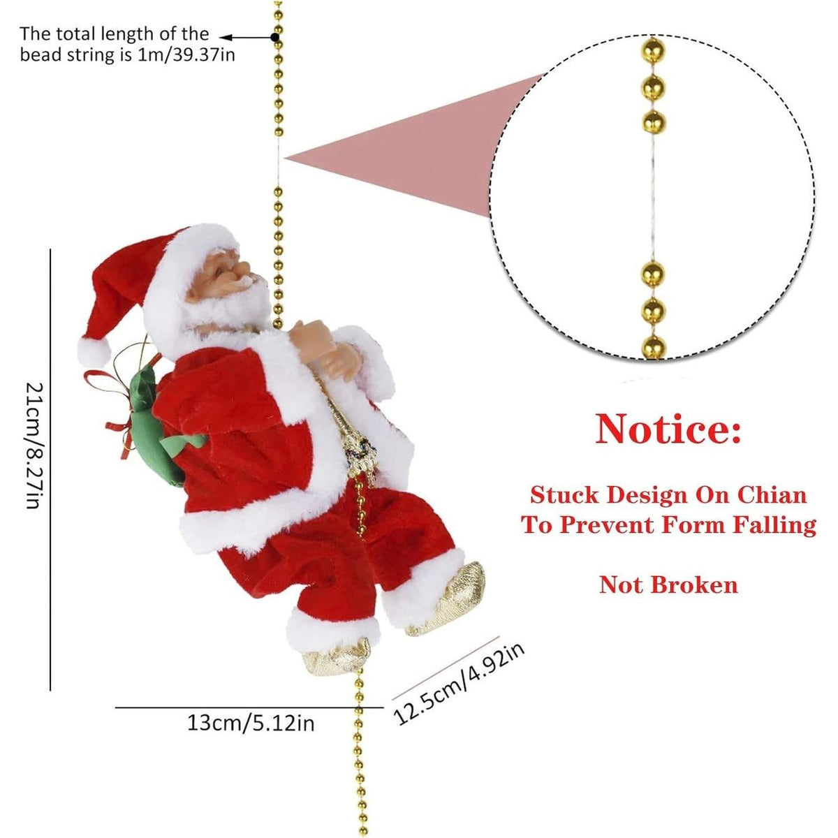 Electric Climbing Santa Claus