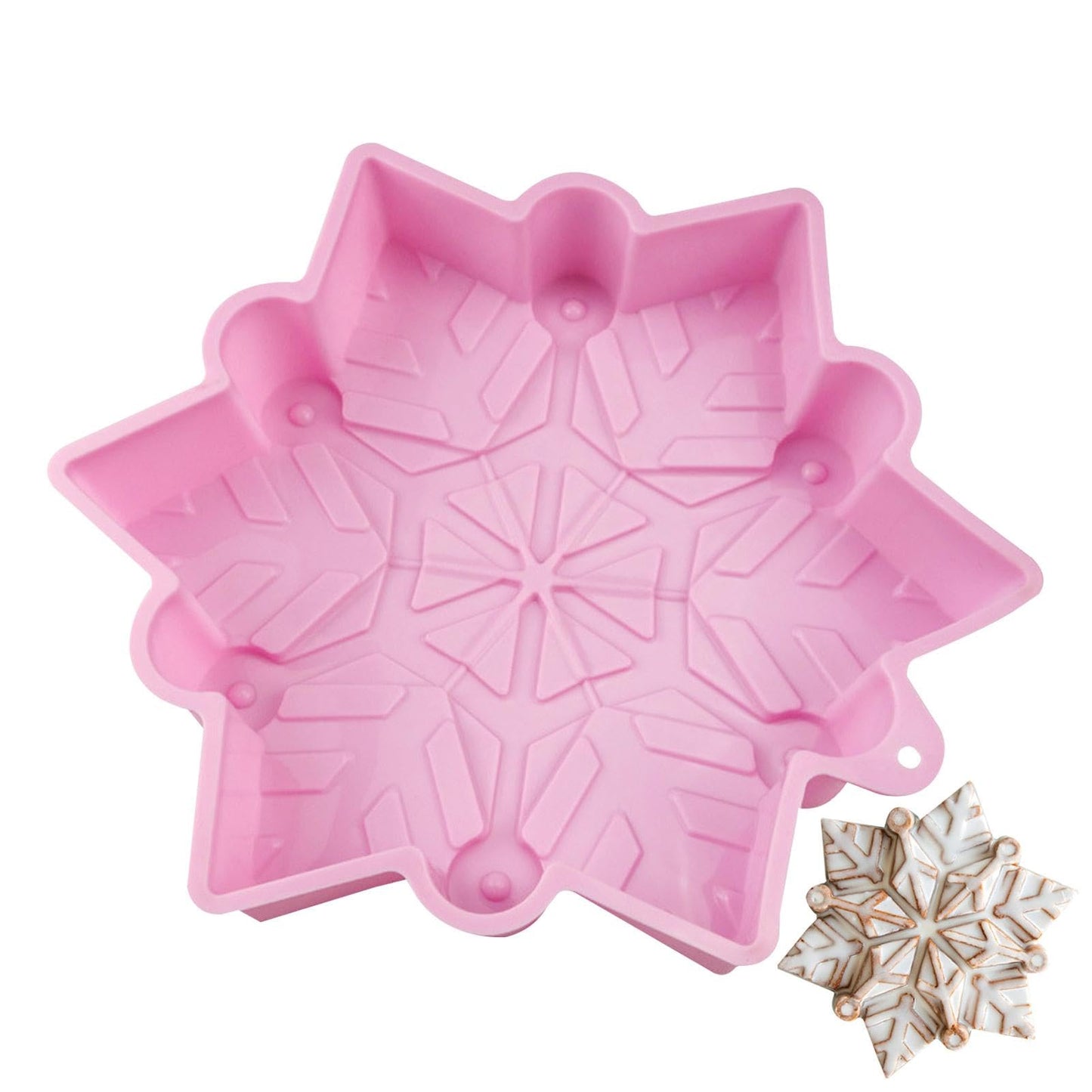 Munchies Tools Snowflake Silicone Mold 27x27cm Christmas Cake & Chocolate