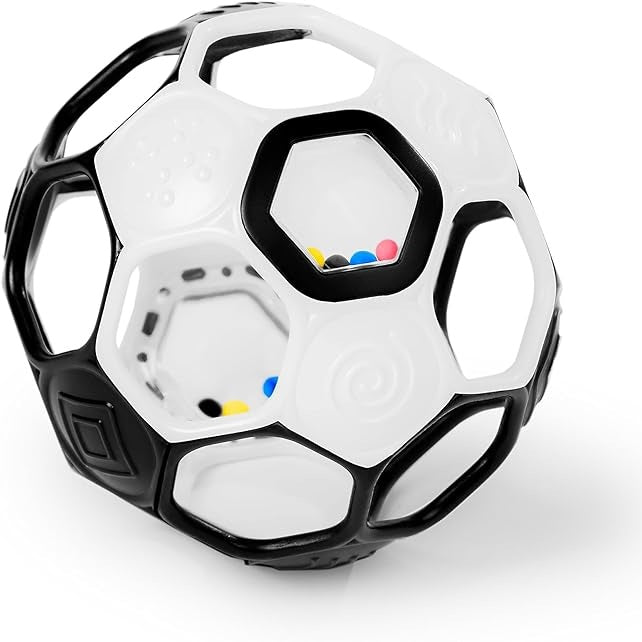 Kids2 - Bs Oball Grippin Goals Rattle - Black&White