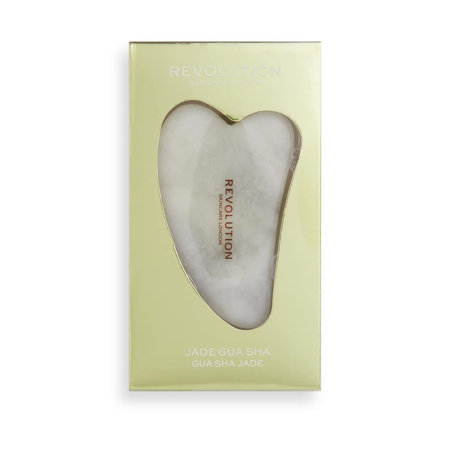Revolution Skincare London, Jade Gua Sha, Massager for Face, Neck & Body, 82g - Medaid International