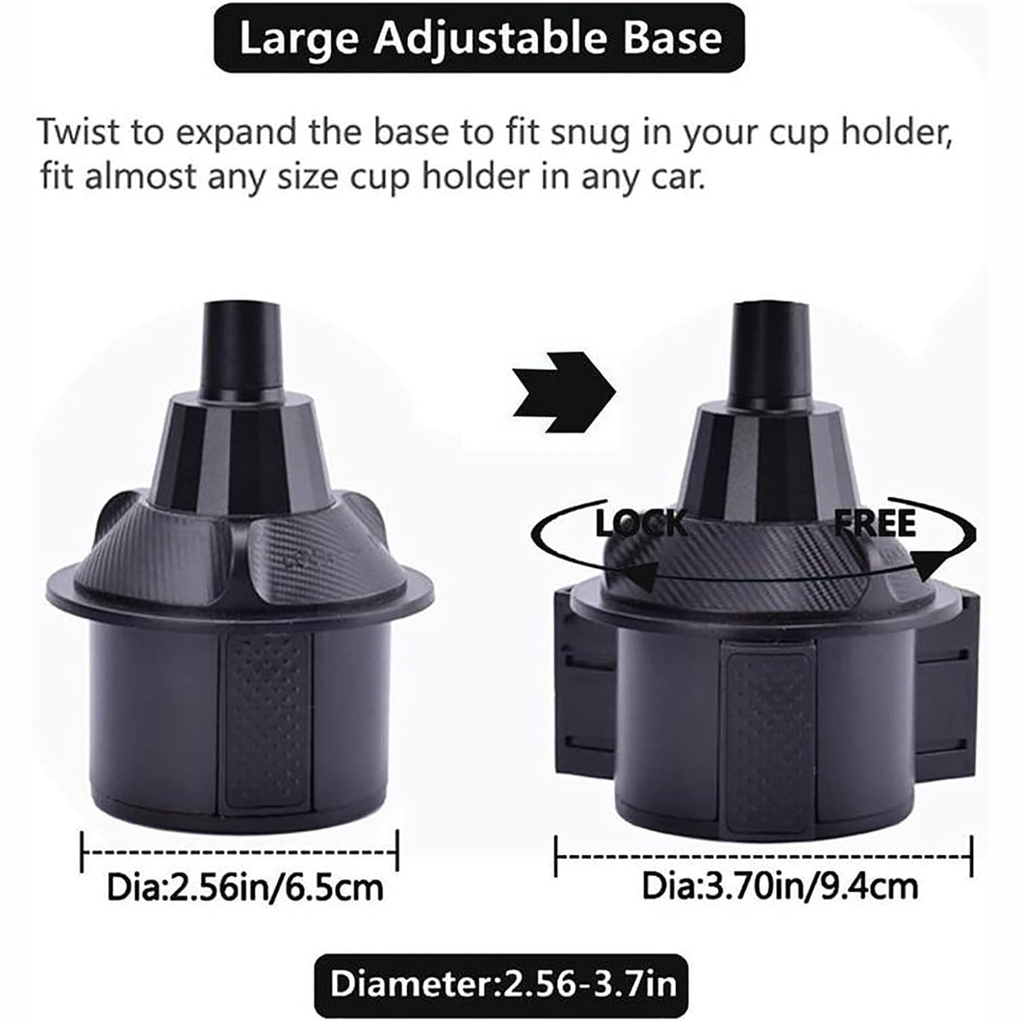 Car Cup Holder Tray – Portable Food & Phone Stand