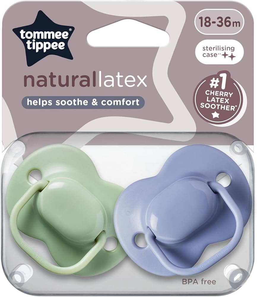 Tommee Tippee - Cherry Latex Soother - 18-36m - 2pcs