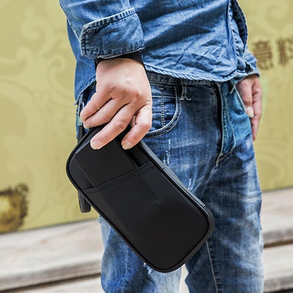 TERRIFI Family Passport Holder Travel Wallet, RFID Blocking Travel Document Organiser Passport Cover, Ideal for Keeping Your Passport, ID Cards, Flight Tickets, and Money Safe and Secure, Black