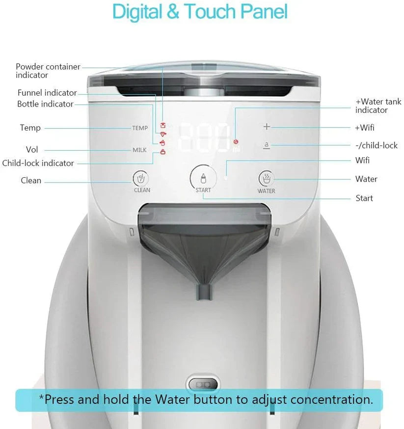 Burabi - Automatic Baby Formula Dispender Machine - White