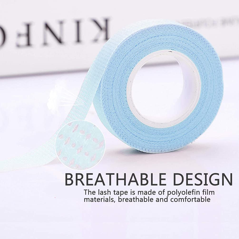 Kastwave Eyelash Tape, Adhesive Lash Extension Tape Breathable Micropore Fabric Extensions Supplies For Lint Free False Supplies, 6 Rolls