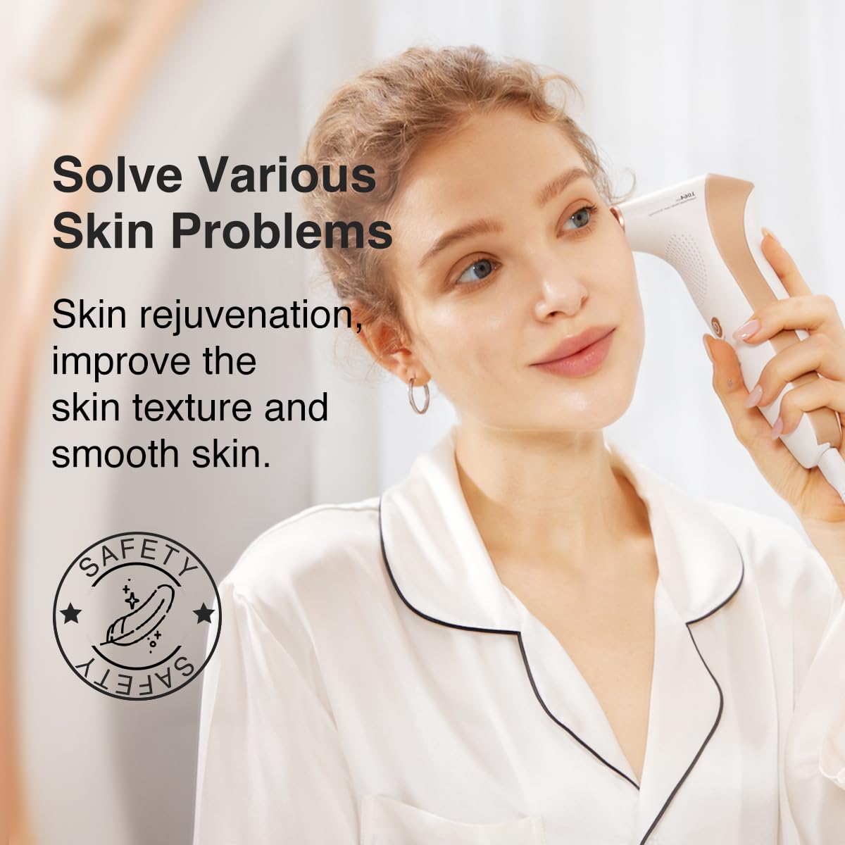 DermRays Revive Skincare for Anti-Aging, Glow Like Never Before,Multifunctional Beauty Device, Facial Massager for Home Use - Medaid International