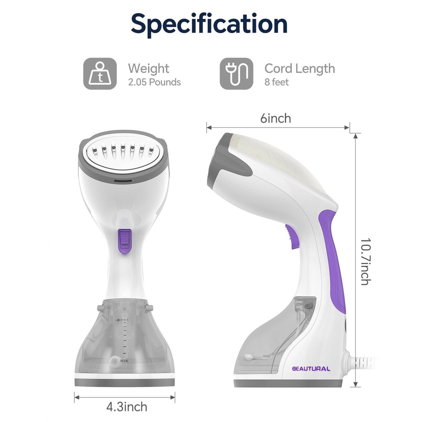 Portable Handheld Steamer for Clothes