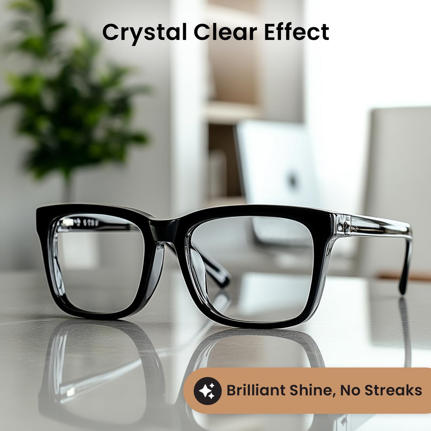EVEO Eyeglass Cleaner Spray - Glasses Cleaner No Streaks Technology & Microfiber Cleaning Cloth - Glasses Cleaning Kit, Eye Glass Cleaners Spray Lens Cleaner - Screen & Eye Glasses Kit - 2 Pack - Medaid International