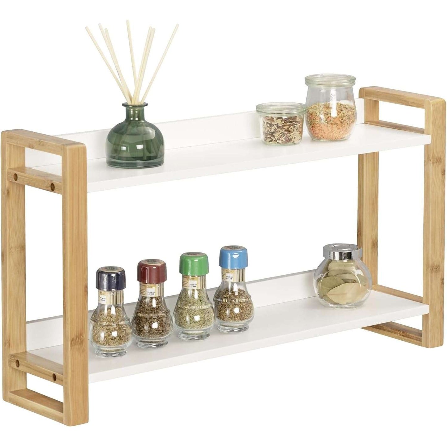 Finja Bamboo Wall Shelf by Wenko
