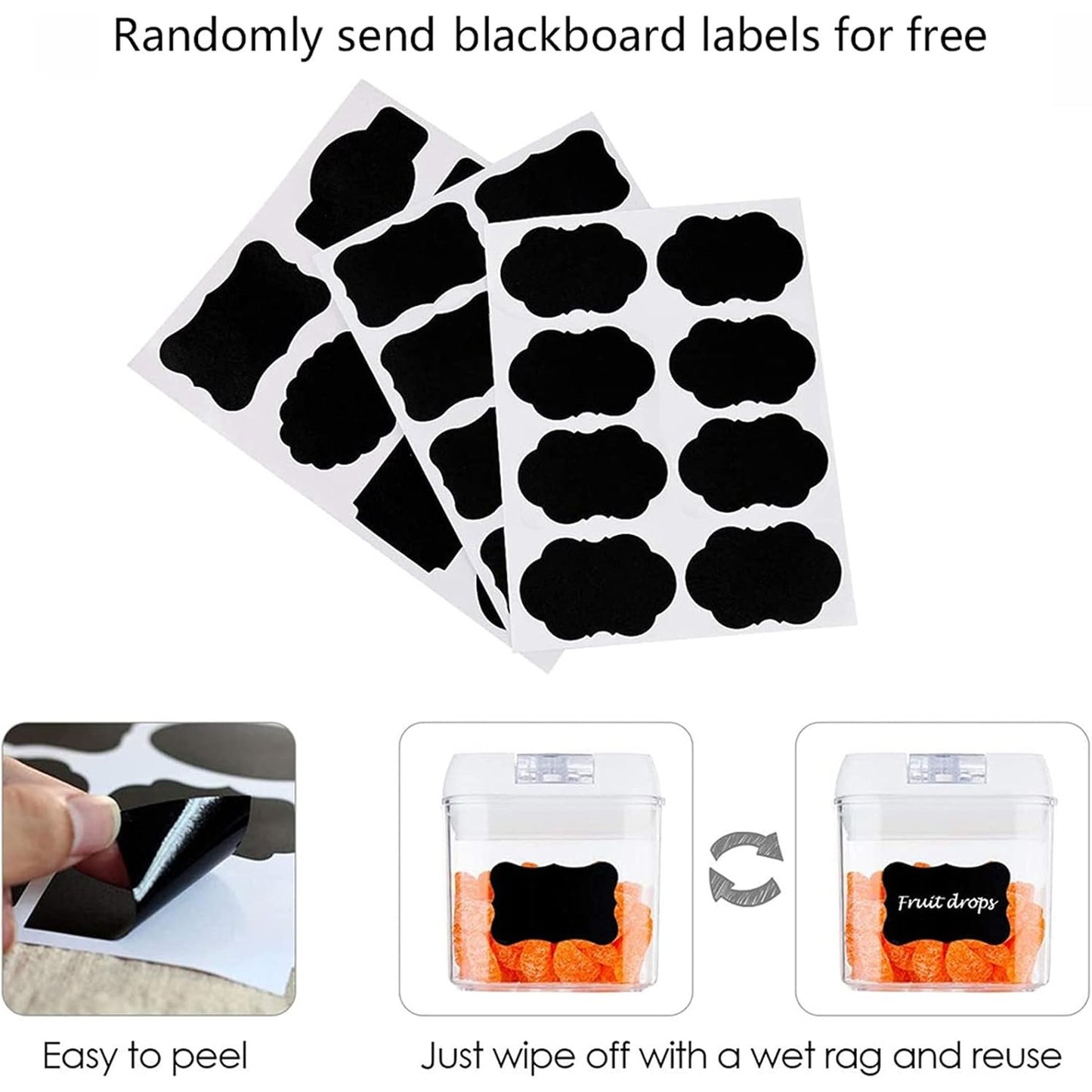 7PCS Airtight Food Storage Containers – Kitchen Organizer Set
