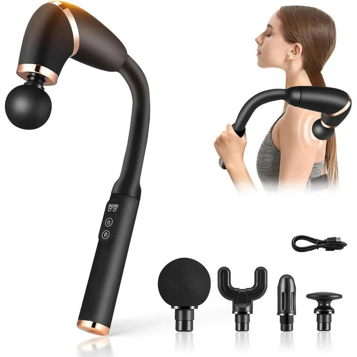 Deep Tissue Massage Gun with Upgraded Extension Handle