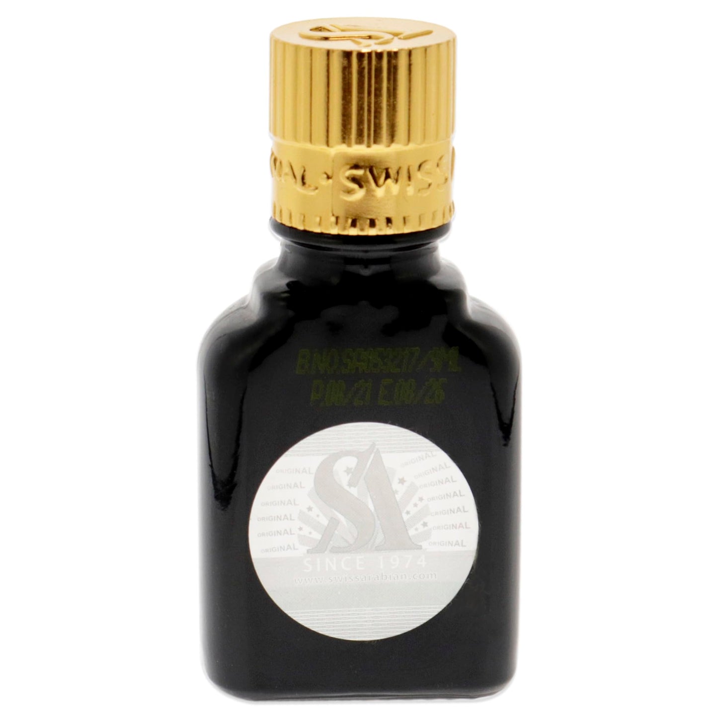 Swiss Arabian Jannet EL Firdaus Black - Luxury Products From Dubai - Long Lasting Perfume Oil for Unisex - Blend of Apricot, Orris, Vanilla and Musk - Perfect for Date Night or Evening Out - 0.3 oz - Medaid International