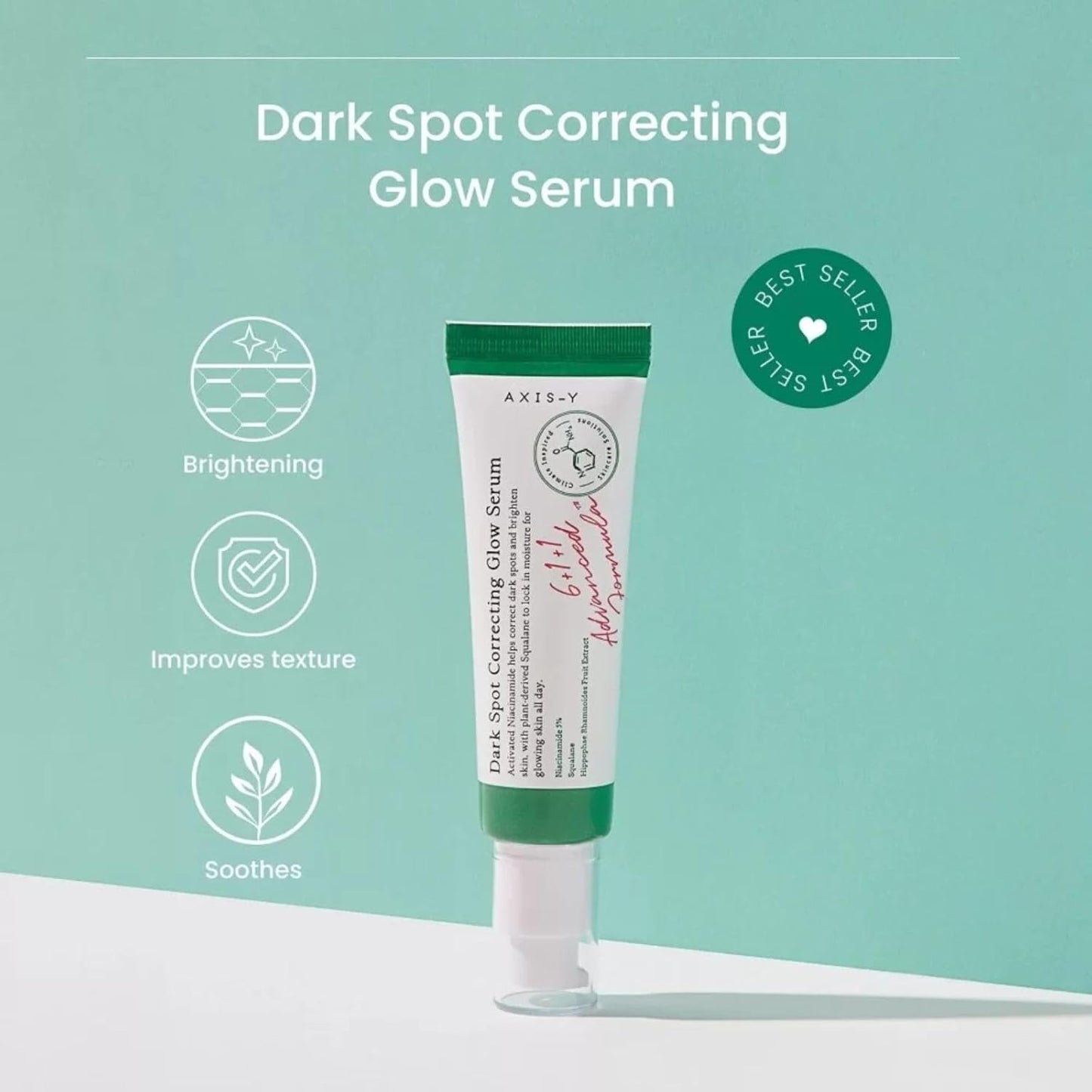 AXIS- Y DARK SPOT CORRECTING GLOW SERUM REVEAL LUMINOUS SKIN WITH TARGETED CORRECTION 50ML