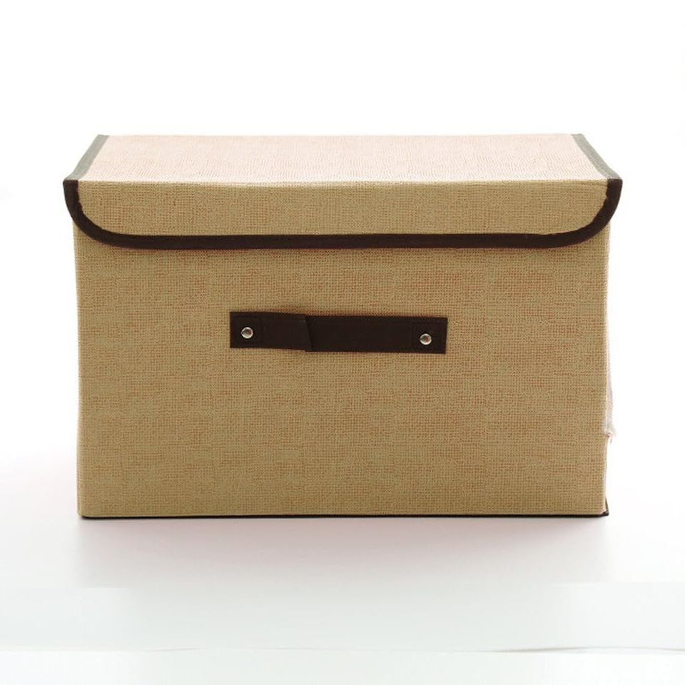 Storage Box with Lid Stackable Foldable Storage Container for Clothes