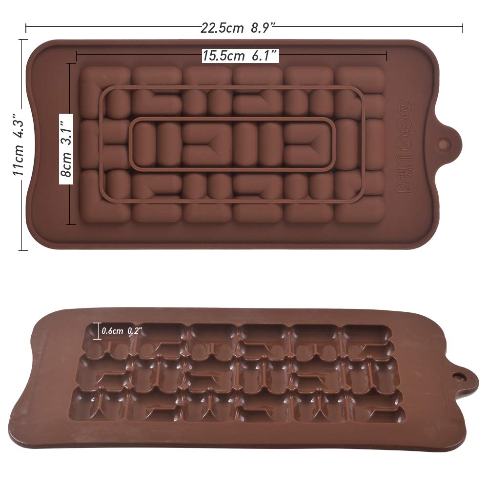 Square Chocolate Bar Mold