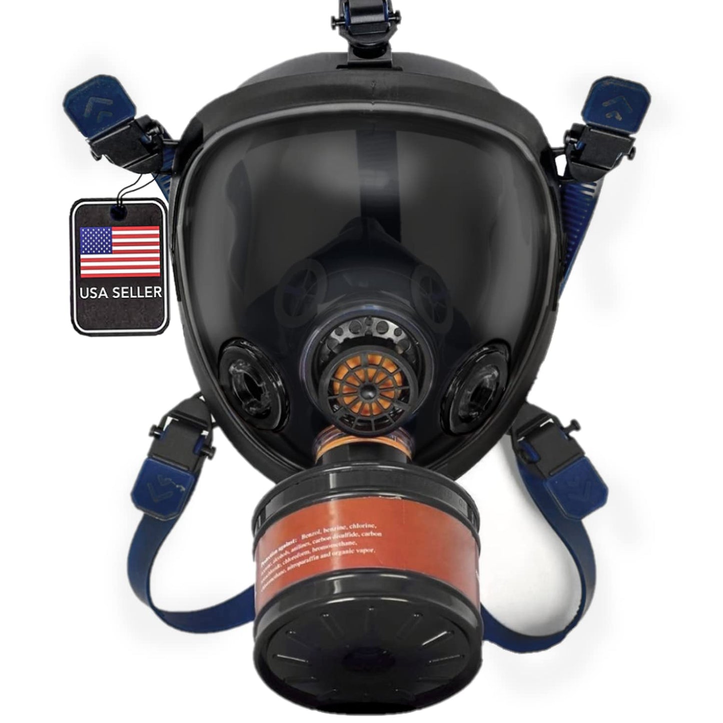 Parcil Distribution ST-100X Smoke Black Full Face Respirator